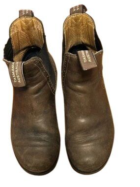Blundstone Brown Leather Ankle Boots size 3.5AU